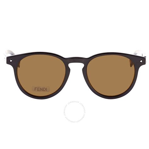 fendi ff m0001 s|Fendi Sun Fun Dark Grey Brown Geometric Men's Sunglasses .